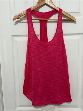 Lululemon Pink Lightweight Racerback Running Tank Top